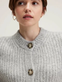 Bellerose Adyka V-hals Cardigan Light grey