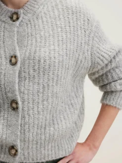 Bellerose Adyka V-hals Cardigan Light grey