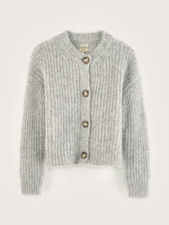 Bellerose Adyka V-hals Cardigan Light grey