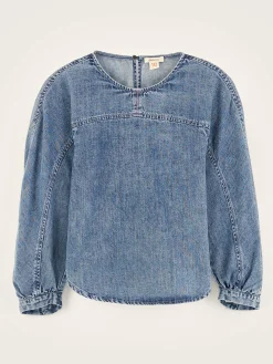 Bellerose Agar Denim Blouse Light blue stone Discount