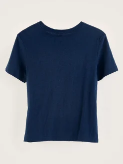 Bellerose Aldo Korte Mouwen T-shirt Blue nights Discount
