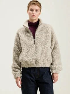 Bellerose Alixe Teddy Sweatshirt Heather grey Outlet