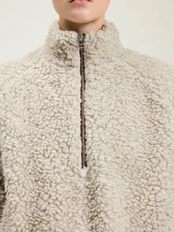 Bellerose Alixe Teddy Sweatshirt Heather grey Outlet