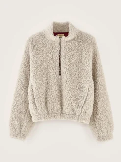 Bellerose Alixe Teddy Sweatshirt Heather grey Outlet