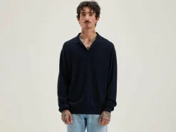 Bellerose Alot Polo-style Trui Blue nights Clearance