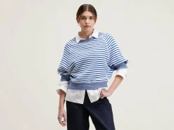 Bellerose Anglet Ronde-hals Trui Gitane / Vintage white