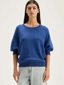 Bellerose Anglet Ronde-hals Trui Blue jeans