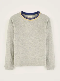 Bellerose Arkas Lange Mouwen T-shirt Heather grey Outlet