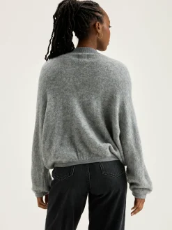 Bellerose Asedi Cardigan Met Rits Heather grey Discount