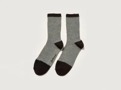 Bellerose Baudy Sokken Burgundy / Rain Outlet