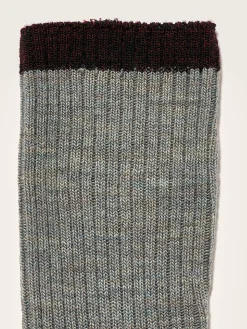 Bellerose Baudy Sokken Burgundy / Rain Outlet