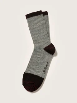 Bellerose Baudy Sokken Burgundy / Rain Outlet