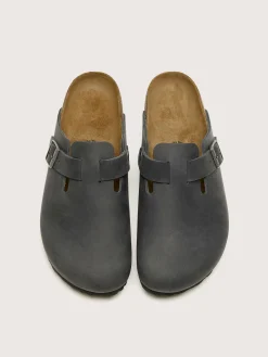 Birkenstock Boston Geolied Leder Voor Mannen