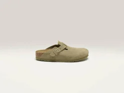 Birkenstock Boston Suede Leder Voor Vrouwen New