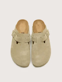 Birkenstock Boston Suede Leder Voor Vrouwen New