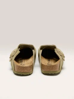 Birkenstock Boston Suede Leder Voor Vrouwen New