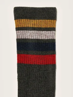 Bellerose Bopek Kniehoge Sokken Dark grey Hot