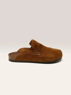 Bosabo Cognac Velours Klompen Sale