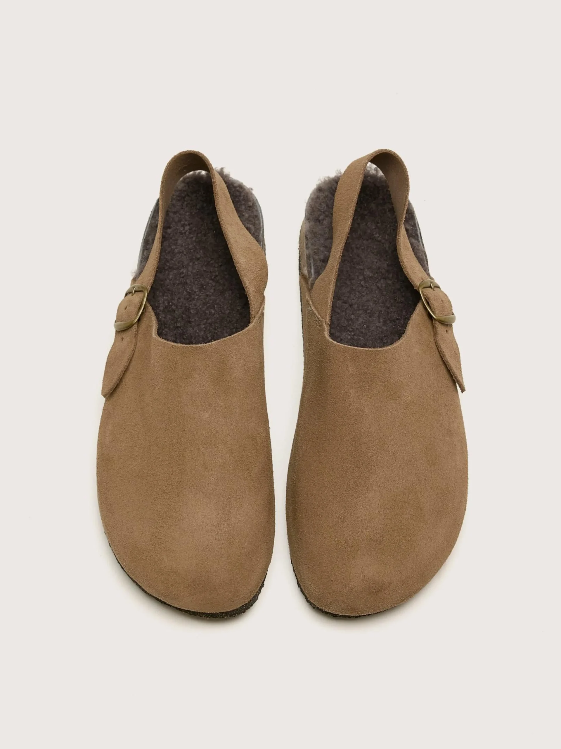 Bosabo Taupe Suède Klompen Best