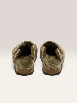 Bosabo Taupe Velours Klompen Online