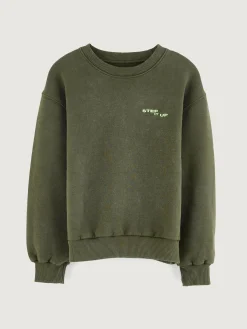 Bellerose Chami Ronde Hals Sweatshirt Moss Hot