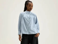 Bellerose Claudia Gestreepte Blouse Bonbon / Mojito New