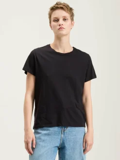 Bellerose Covi Korte Mouwen T-shirt Off black New