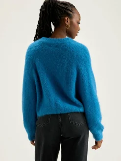 Bellerose Daruz Cropped Trui Ocean Discount