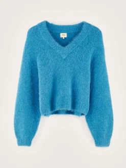 Bellerose Daruz Cropped Trui Ocean Discount