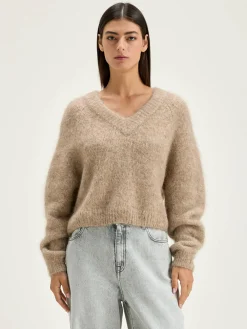 Bellerose Daruz Cropped Trui Beige mélangé