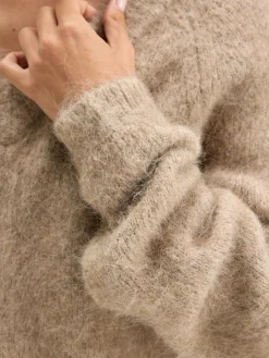 Bellerose Daruz Cropped Trui Beige mélangé
