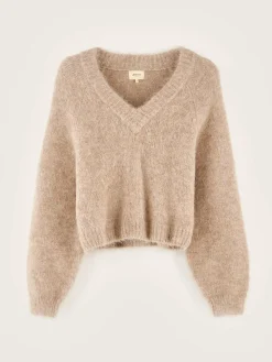 Bellerose Daruz Cropped Trui Beige mélangé