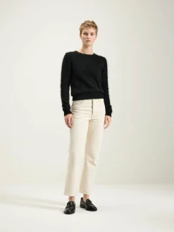 Bellerose Datti Angora-mix Trui Off black Clearance