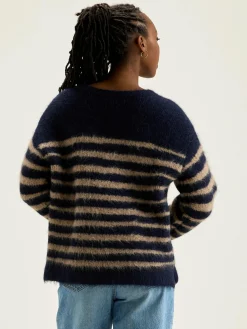 Bellerose Decat Ronde Hals Trui Naval / Pancake Clearance