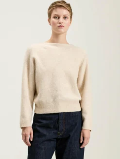 Bellerose Deros Ronde Hals Trui Cream New