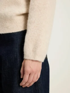 Bellerose Deros Ronde Hals Trui Cream New