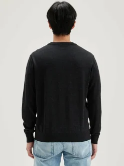 Bellerose Dilliv Ronde Hals Trui Off black Outlet