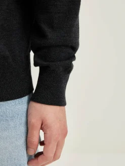 Bellerose Dilliv Ronde Hals Trui Off black Outlet