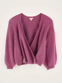 Bellerose Dioph V-hals Wikkelcardigan Lychee Outlet