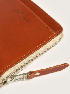 Bellerose Dolhar Portemonnee Met Rits Cognac Clearance
