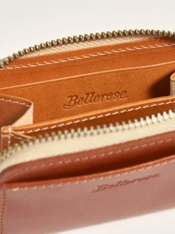 Bellerose Dolhy Portemonnee Met Rits Cognac Hot