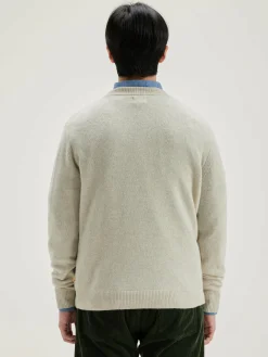 Bellerose Donoon Ronde Hals Trui Oyster Outlet