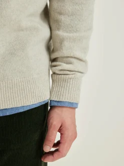 Bellerose Donoon Ronde Hals Trui Oyster Outlet