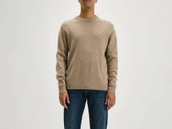 Bellerose Donoon Ronde Hals Trui Oatmeal Clearance