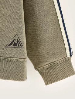 Bellerose Fagoso Ronde Hals Sweatshirt Moss Clearance