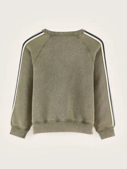 Bellerose Fagoso Ronde Hals Sweatshirt Moss Clearance