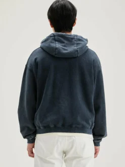 Bellerose Falkon Hoodie Met Rits Black blue