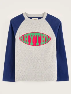 Bellerose Fanos Lange Mouwen T-shirt Heather grey Clearance