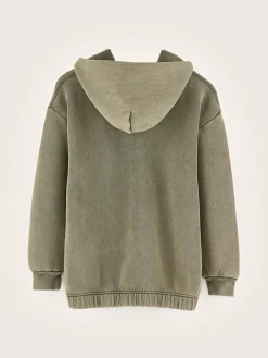 Bellerose Farino Hoodie Met Ritssluiting Moss Hot