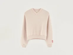 Bellerose Febie V-hals Sweatshirt Misty Sale